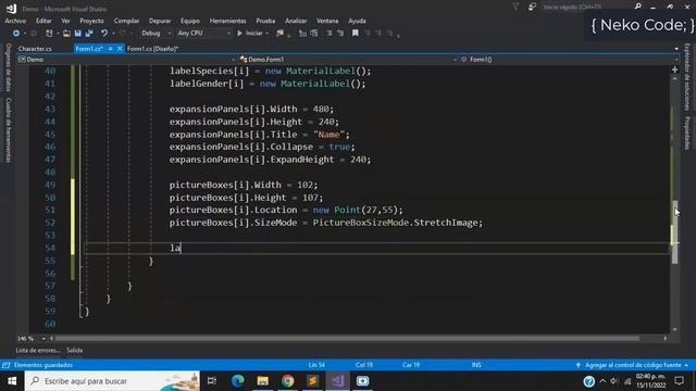 MaterialSkin Expansion Panel C# смотреть онлайн