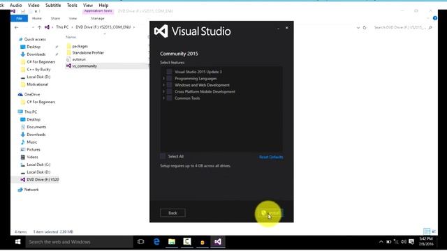 How to install visual studio 2015 in Hindi смотреть онлайн