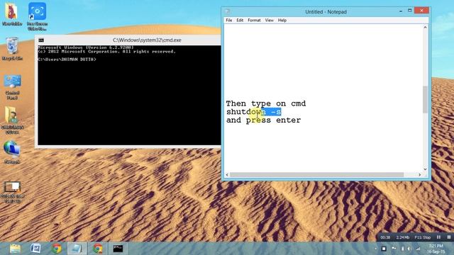 How to Shutdown Computer by CMD смотреть онлайн