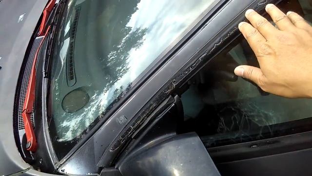 Install weather strip sponge to seal car window смотреть онлайн