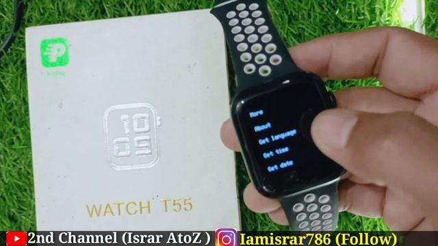 t 55 Smartwatch Connect to Android Mobile Phone|How to set time in T 55 Smartwatch|Time Set T55 смотреть онлайн