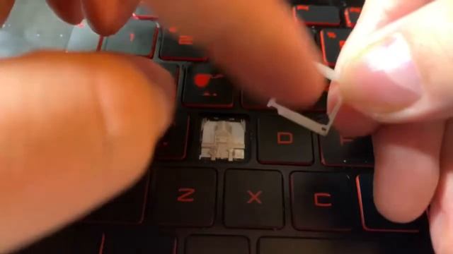 MSI laptop keyboard retainer clip & rubber spring glue replacement смотреть онлайн
