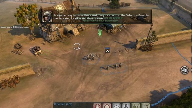 Company of Heroes Mobile Gameplay - Training - Part 1 - Basic Training. смотреть онлайн