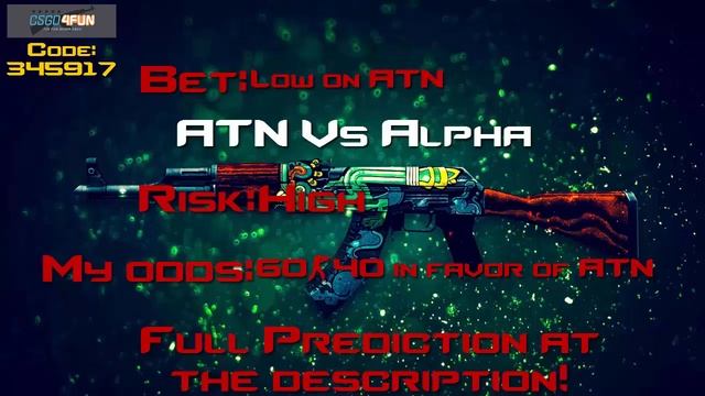 ATN Vs Alpha CS:GO Lounge Predictions 13-06-2016 смотреть онлайн