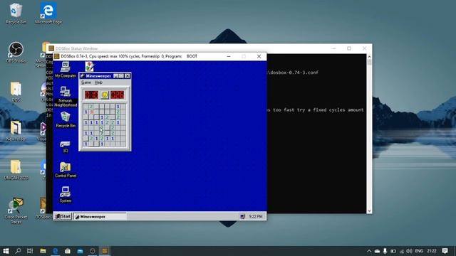 Instalar Windows95 y algunos juegos en DOSBox. смотреть онлайн