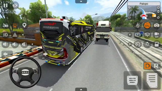 Bus Satria Timur Trans Gagal Lending Terguling di Palopo ~ bussid смотреть онлайн