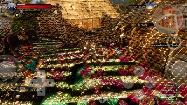 Witcher 3 wild hunt game test on Yuzu Android NCE 267 | SD870 | Still graphic glitch unplayable смотреть онлайн