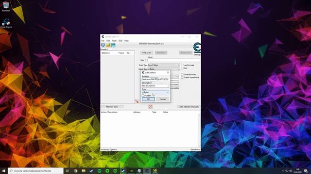 Geometry Dash 2.1 How to noclip with Cheat Engine смотреть онлайн