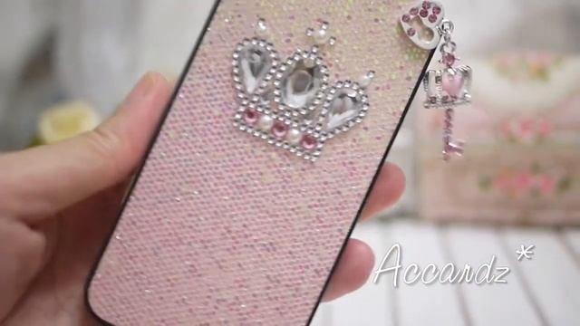 Crown babypink Bling Hard Case Cover iPhone 4 4G смотреть онлайн