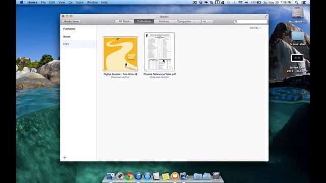 Mac OS X Mavericks iBooks (Walkthrough) смотреть онлайн