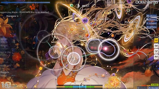 Warak - Reanimate (first time osu!) смотреть онлайн