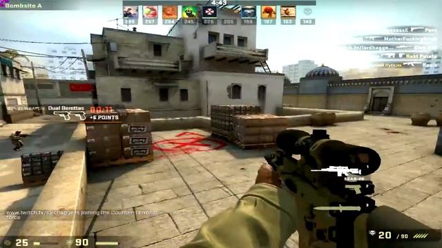 csgo: scar 20 killing o' 24.. смотреть онлайн