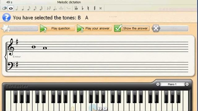 Ear Training - Melodic Dictation exercise смотреть онлайн