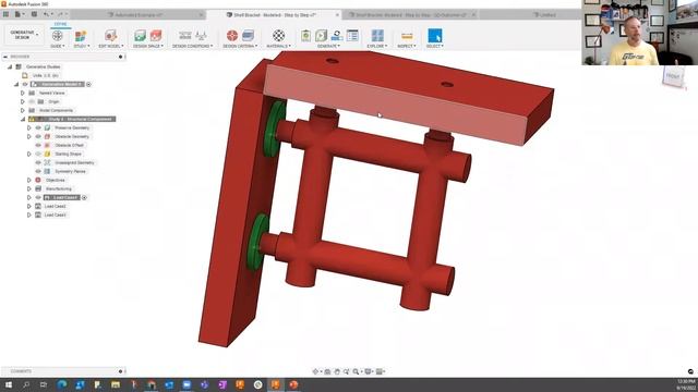 Autodesk Fusion 360 Generative Design смотреть онлайн