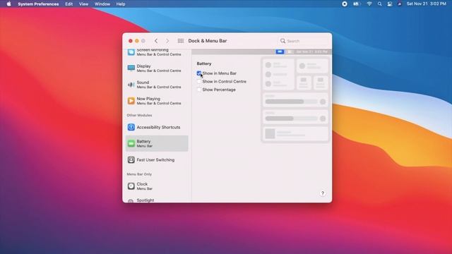 How To Enable Battery Percentage On macOS BigSur смотреть онлайн