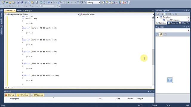 Grade point Average in C# смотреть онлайн