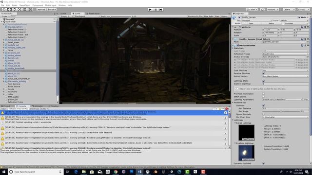 Unity Error_inconsistent line endings смотреть онлайн