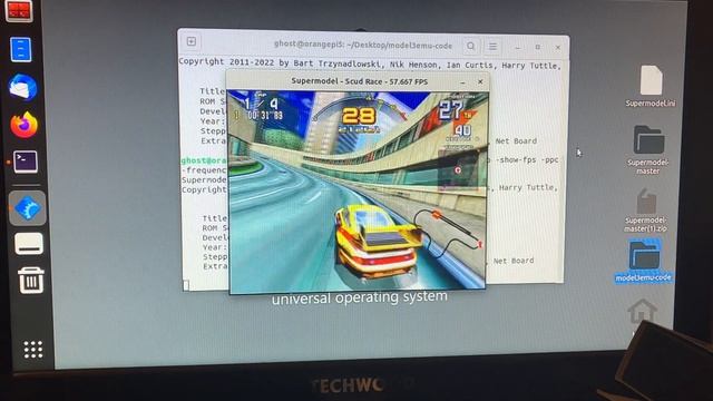 Supermodel3 Test Scud Race on the Orange Pi 5 смотреть онлайн