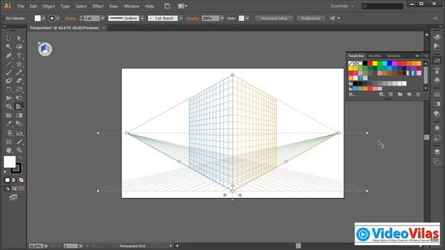 Adobe Illustrator CS6 Tutorial (Telugu) - 20 - PERSPECTIVE | Best for Graphic Designers смотреть онлайн
