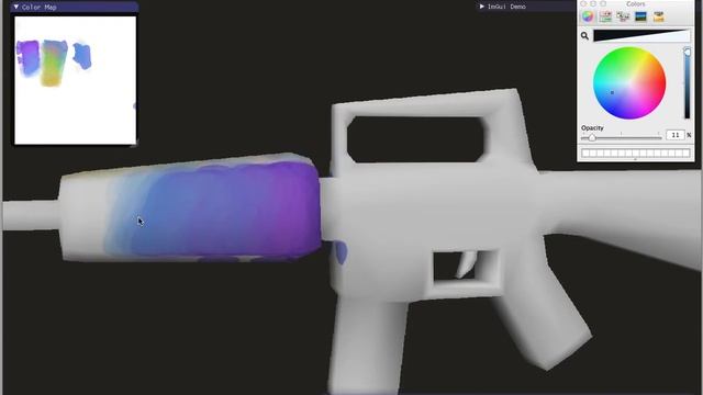 MeshPainter :: Color & Opacity Picking Demo смотреть онлайн