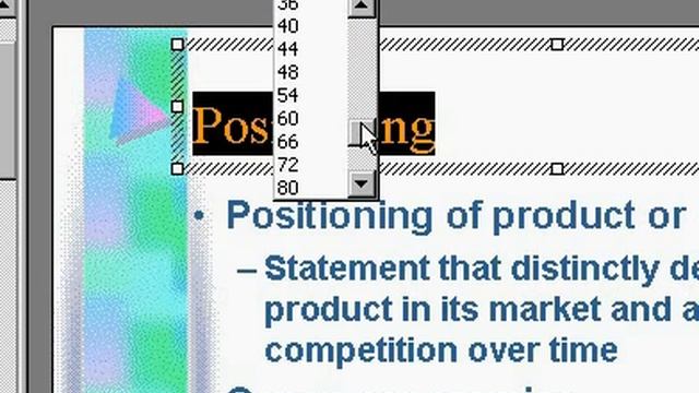 Microsoft Office PowerPoint 2000 Change text size смотреть онлайн