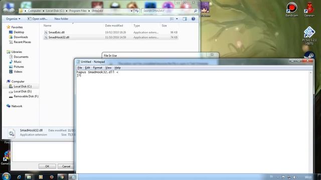 Tutorial Error SmadHook32.dll смотреть онлайн