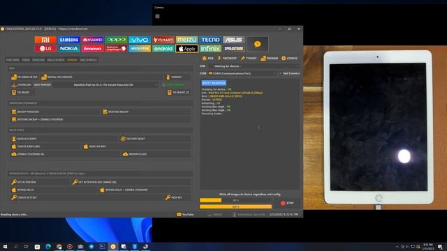 IPAD Icloud Bypass Hello No Change Serial No Need Cable Dcsd Success UnlockTool 2023 02 13 0 смотреть онлайн