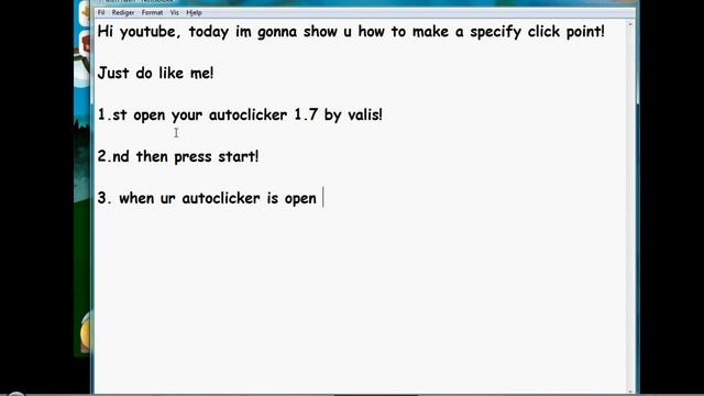 How To Make A Specify Click Point With Autoclicker By Valis! смотреть онлайн