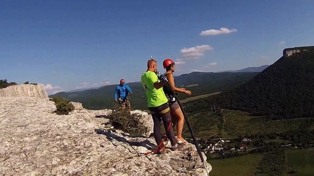 Прыжки с веревкой! 4 грот Качи-Кальона! 11-12 июля 2015 смотреть онлайн