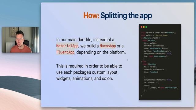 Using Flutter to build a native-looking desktop app for macOS and Windows | Minas Giannekas смотреть онлайн