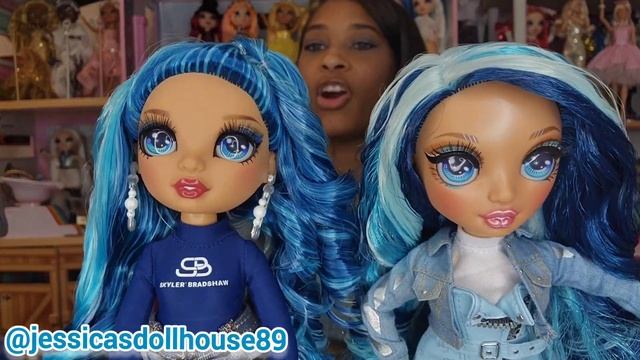 Unboxing, Review, & Comparison Of Skyler Bradshaw's Dream & Design Doll From Rainbow High