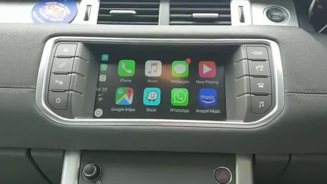 Range Rover Apple Car play demo смотреть онлайн