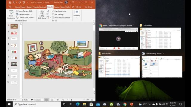 GOOGLE MEET | SHARE SCREEN | SPLIT SCREEN | BLESSON смотреть онлайн