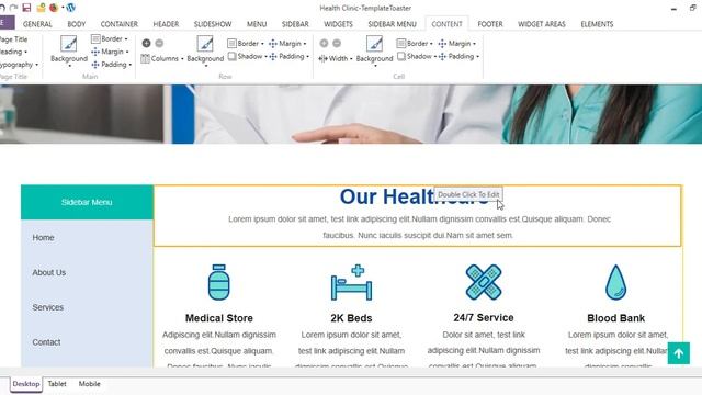 HealthPlus- Health Care Hospital Website | TemplateToaster смотреть онлайн