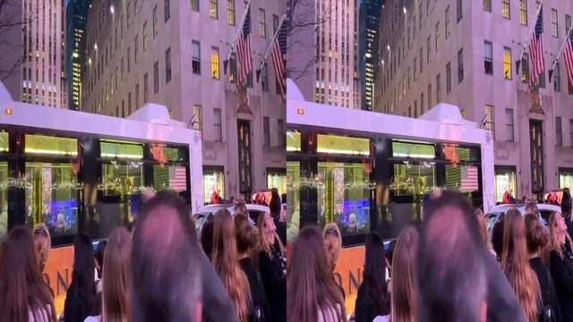 3D NYC: Holiday Daze - Saks and Bergdorf Windows at Night - Binaural Sound смотреть онлайн