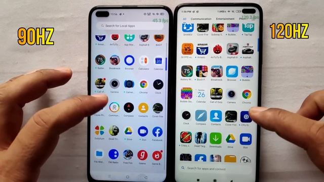 120hz vs 90hz vs 60 hz #Poco x2#Realme 6 pro#Note 9 pro#Pubg смотреть онлайн