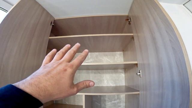 Шкаф на лоджию/Мебель на балкон/Шкаф от пола до потолка/Ремонт балкона смотреть онлайн