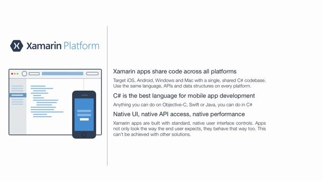 The Xamarin Platform смотреть онлайн