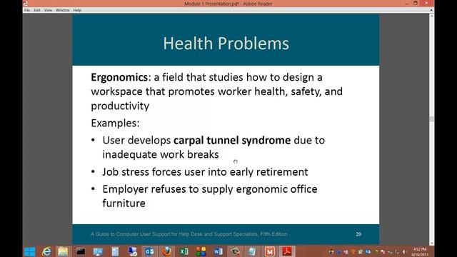 Module 1 Video Presentation for CS 225 Computer User Support Class смотреть онлайн