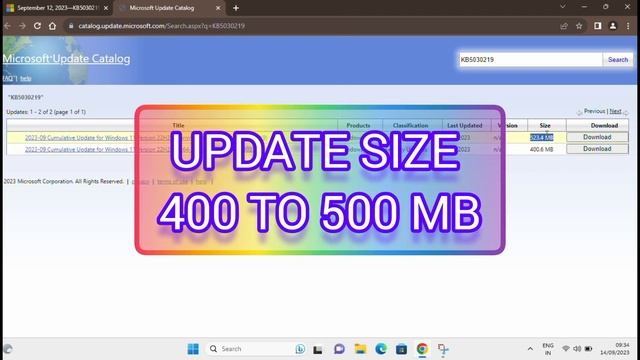 KB5030217 | KB5030219 Update released for windows 11 || 2023-09 cumulative update смотреть онлайн