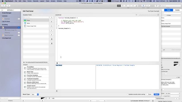 Script Field Deep Dive in Tap Forms 5 for Mac смотреть онлайн