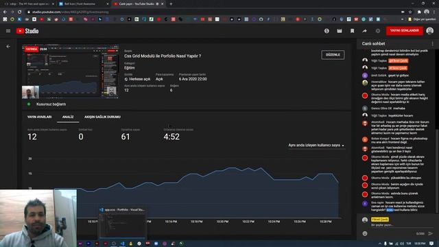 Css Grid Modulü ile Porfolio Nasıl Yapılır ? 06.12.2020 Canlı Yayın смотреть онлайн