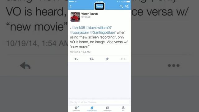 iOS 8 & OS X Yosemite QuickTime Movie Recording of iOS Screen & VoiceOver Audio смотреть онлайн