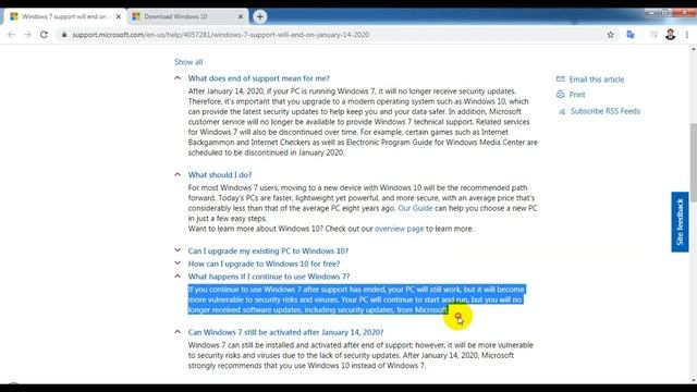 Windows 7 support will end || উইন্ডোজ ৭ ব্যবহারকারীর দিন শেষ..!! ভিডিওটি না দেখলেই বিপদে..!! смотреть онлайн