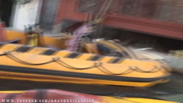 Jurassic Park The Ride River Adventure Nightvision Front Seat (HD POV) Universal Studios Hollywood смотреть онлайн