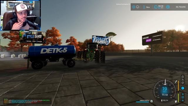 TRANSPORTANDO FERTILIZANTE PARA O VIZINHO | Farming Simulator 22 | Recanto Mineiro - Episódio 32 смотреть онлайн