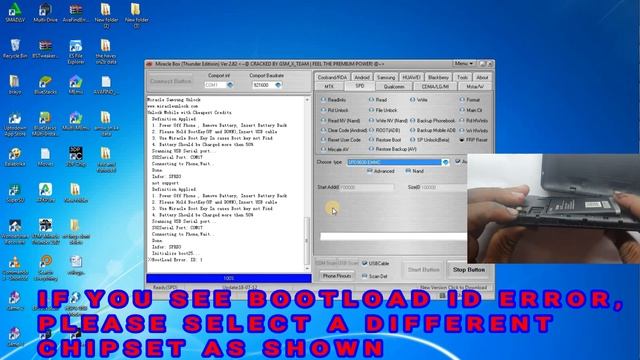 Boot Loader Error ID !! 7 & 19 Miracle Box fixed смотреть онлайн
