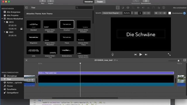 20150611 imovie 10 texte titel einfügen смотреть онлайн