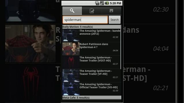 Video Ripper for Android : Search engine demo смотреть онлайн