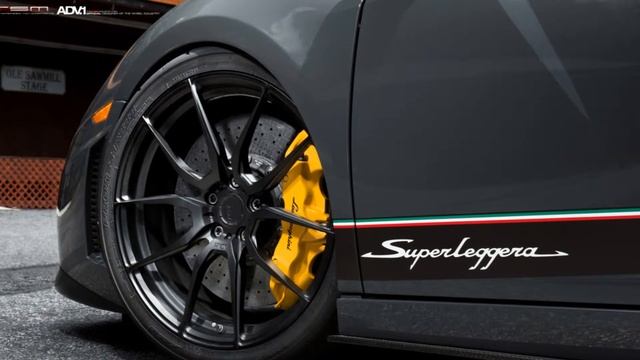 Lamborghini Gallardo LP570 Superleggera on ADV.1 Wheels смотреть онлайн